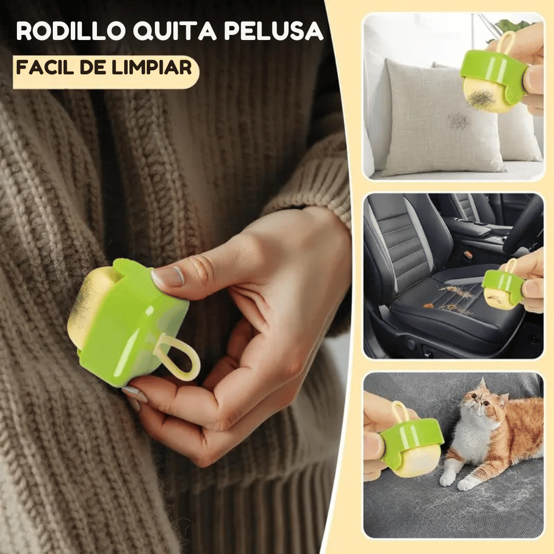 Rolly© - Mini Rodillo Quiapelusa Lavable y Reutilizable Portátil
