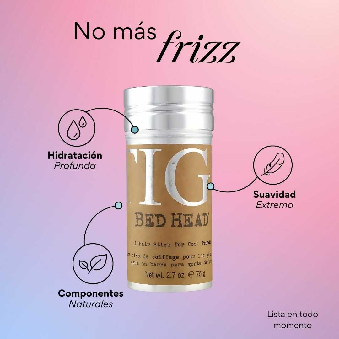 Cera Fijadora de Cabello en Barra TIGL Anti-Frizz