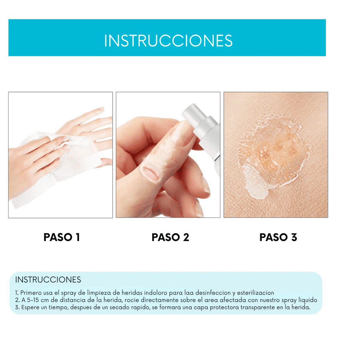 JAYSUING® - Gel Spray Sellador de Heridas 30ml