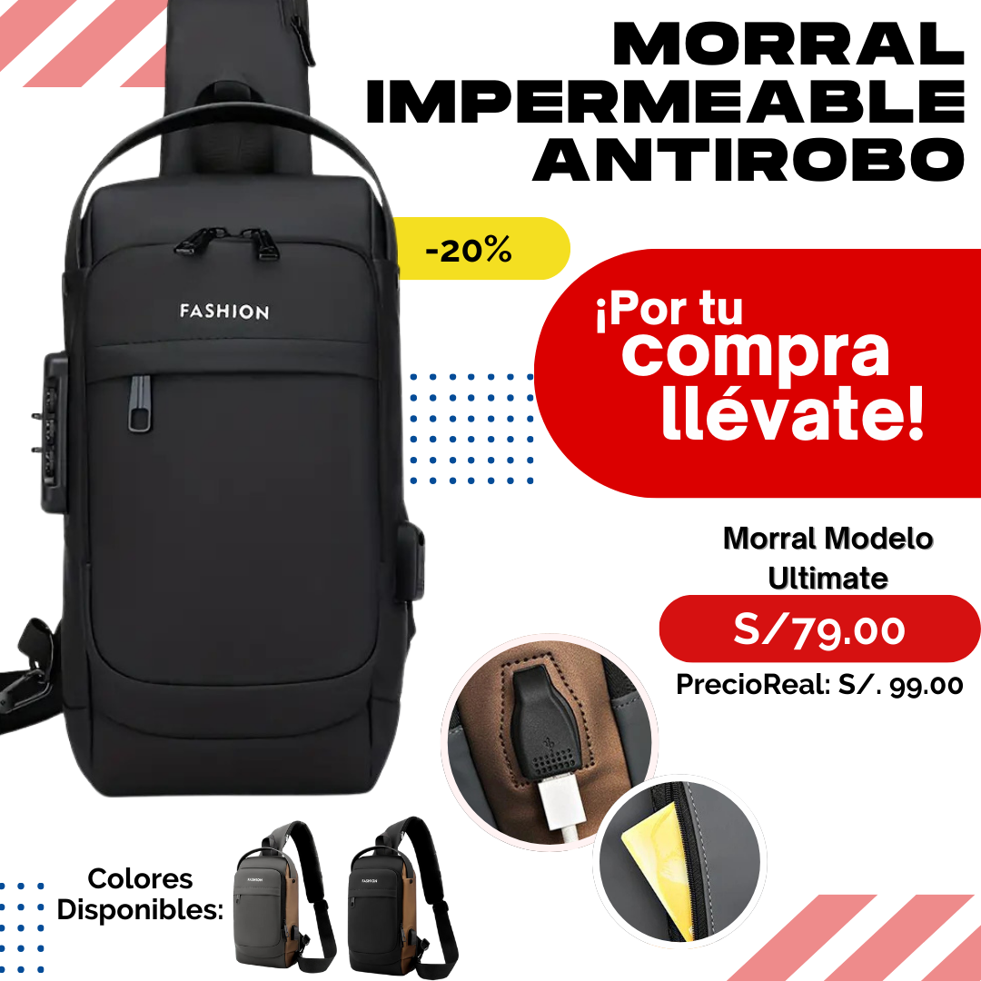 Morral Antirrobo Impermeable Ultimate