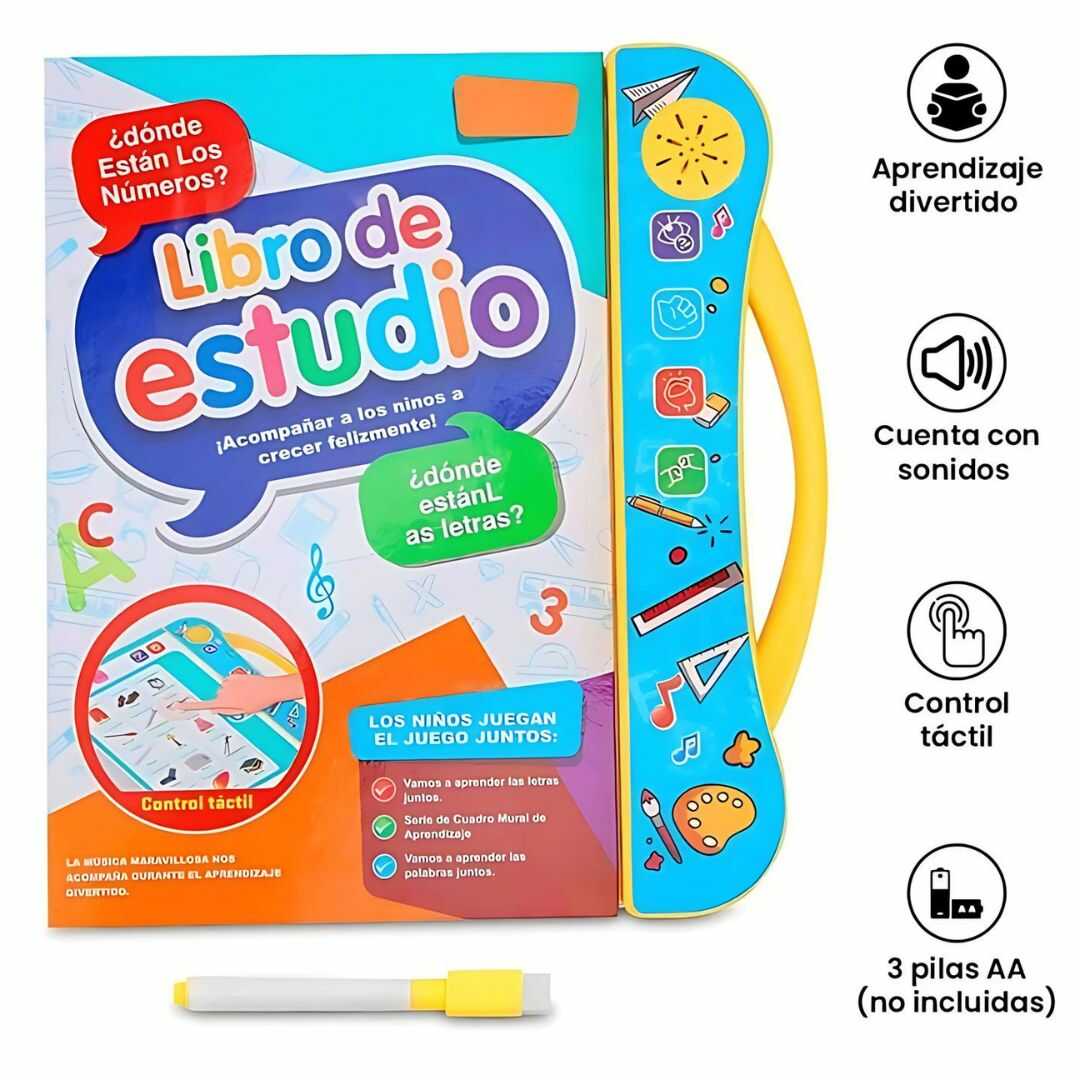 Libro de Estudio en Inglés y Español con Sonidos Interactivos