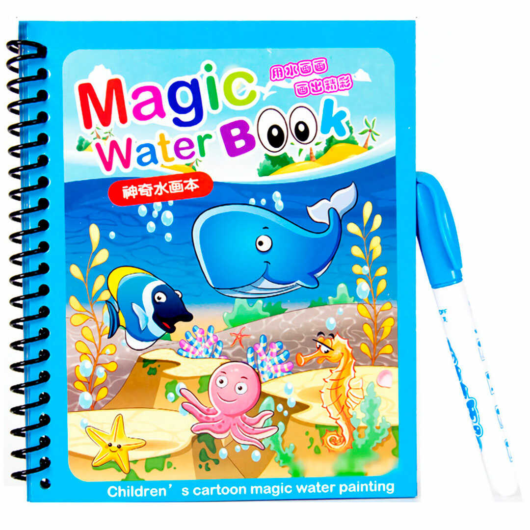 Set de 4 Libros Mágicos para Pintar con Agua