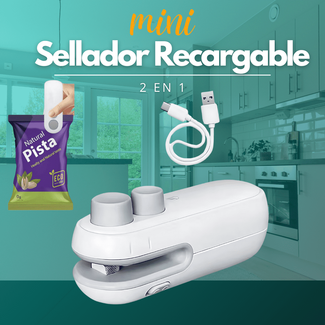 MiniSeal™ - Mini Sellador Recargable 2 en 1