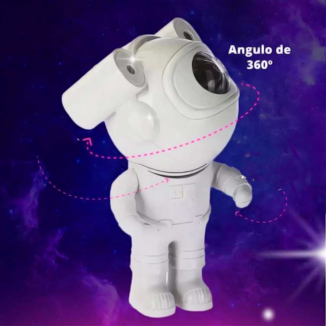 Proyector Astronauta de Galaxias 360° con Parlante Bluetooth